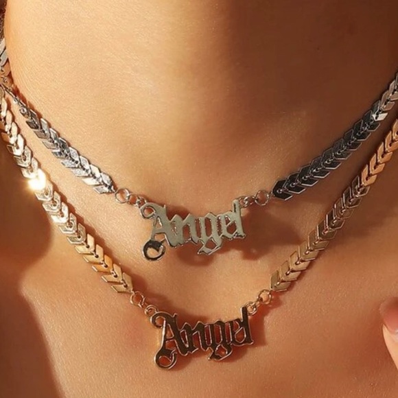 LAST ONE! angel charm choker - Picture 3 of 6
